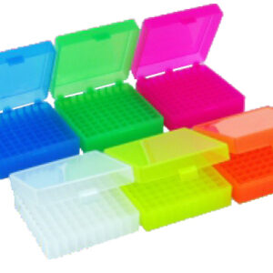 100-Cell Hinged Plastic Boxes